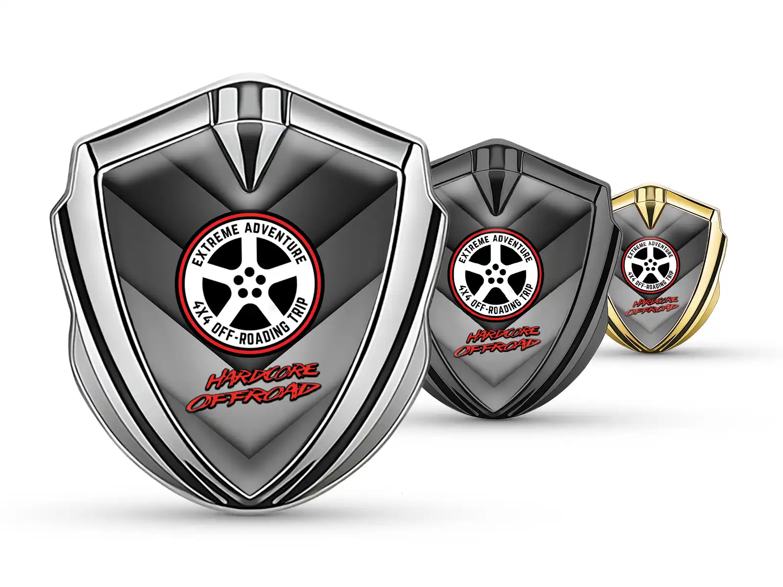 Metal Domed Emblem Luxury Finish Alloy Detail